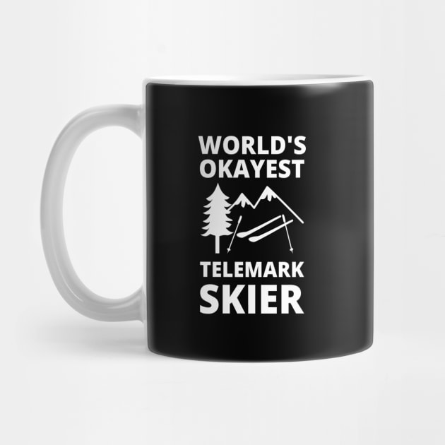 World's Okayest Telemark Skier - Skiing by Petalprints